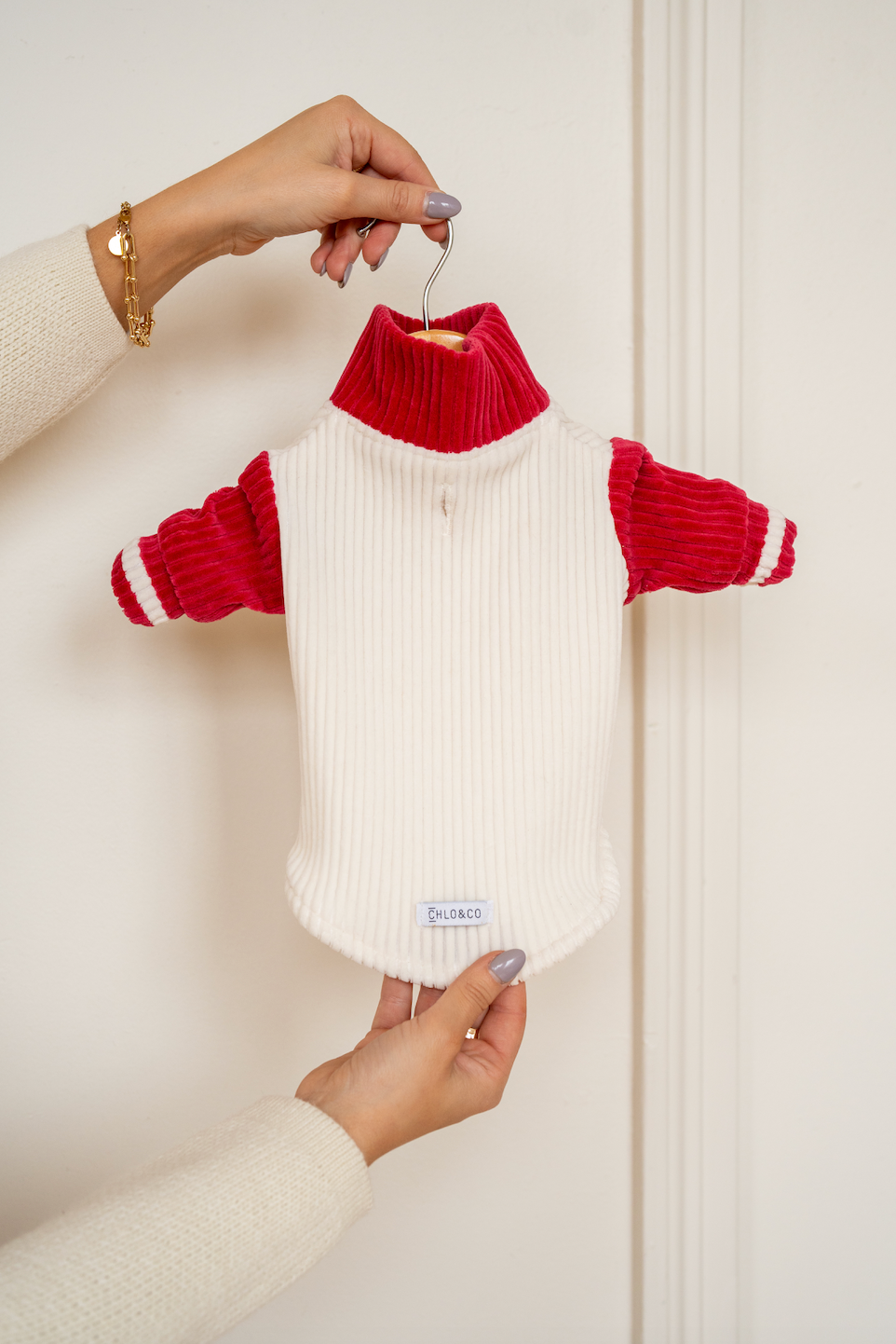 Peppermint Dog Sweater