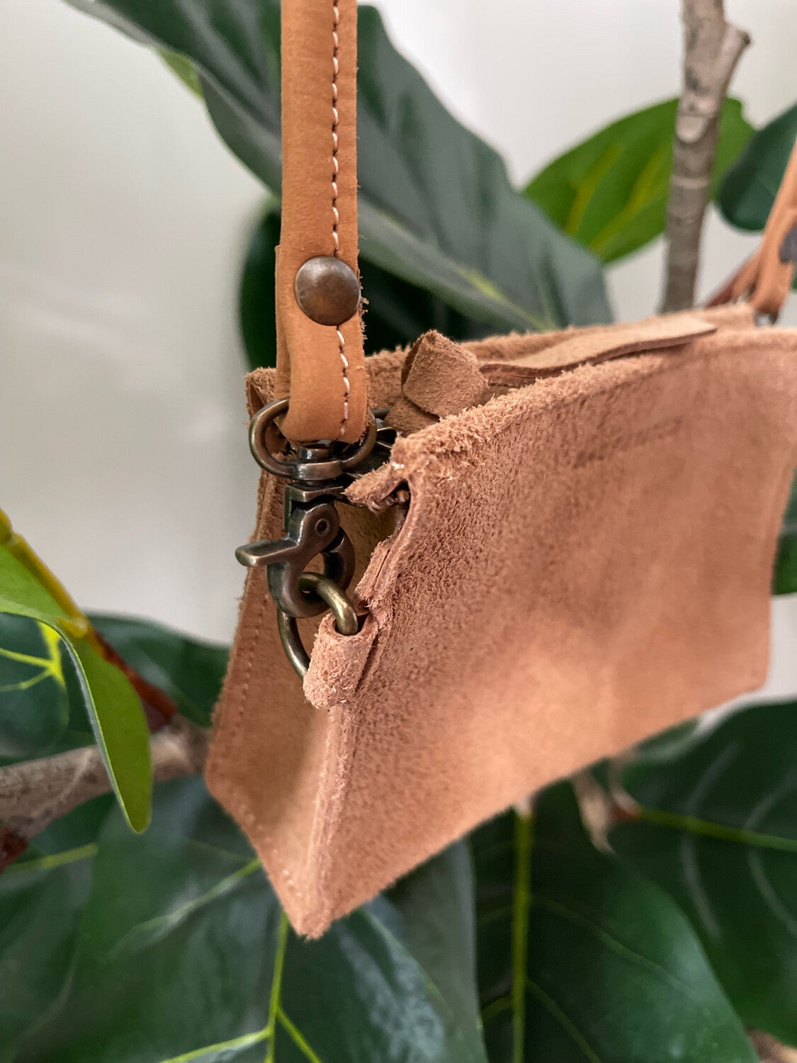 Odie Mini Suede Pouch