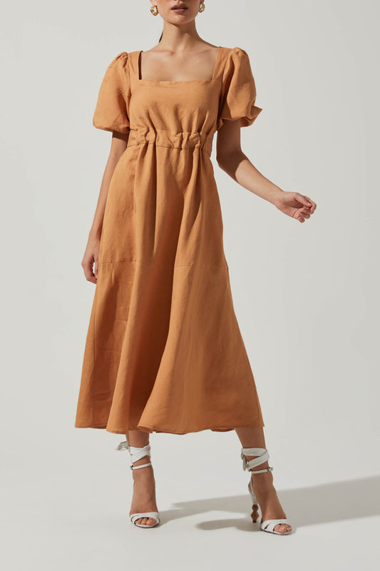 Angeles Dress Caramel