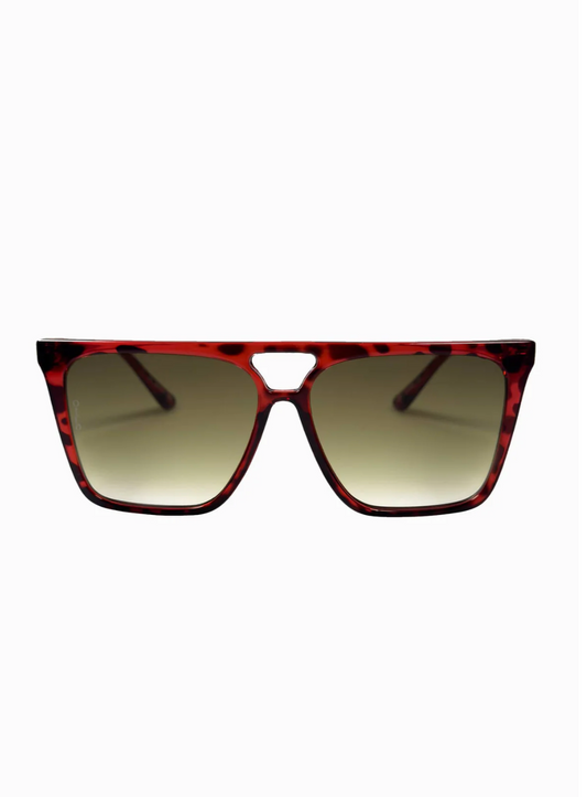Lisi Red Tortoiseshell Sunglasses