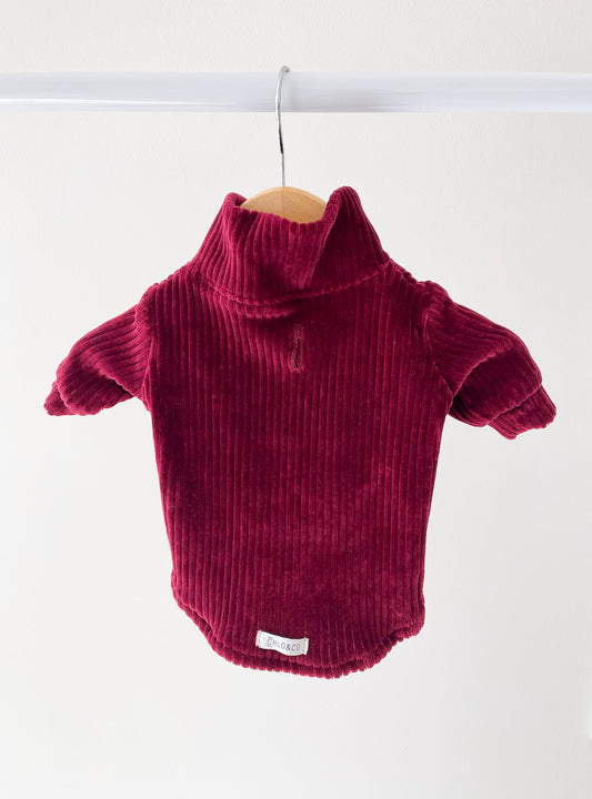 Plum Dog Sweater